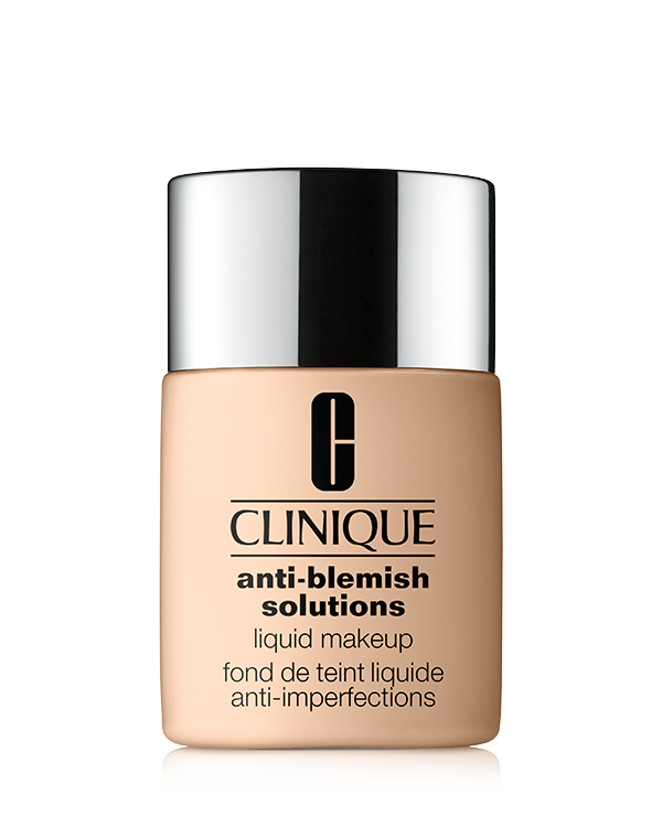 Anti-blemish Solutions™ Liquid Makeup, Machiaj care ofera claritate tenului cu acid salicilic, ajuta la acoperirea, inlaturarea si prevenirea imperfectiunilor. Fara Ulei