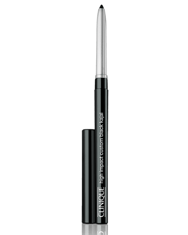 High Impact™ Custom Black Kajal, Creion kajal plin cu pigment care ofera o culoare bogata si intunecata cu 12 ore de putere de rezistenta.